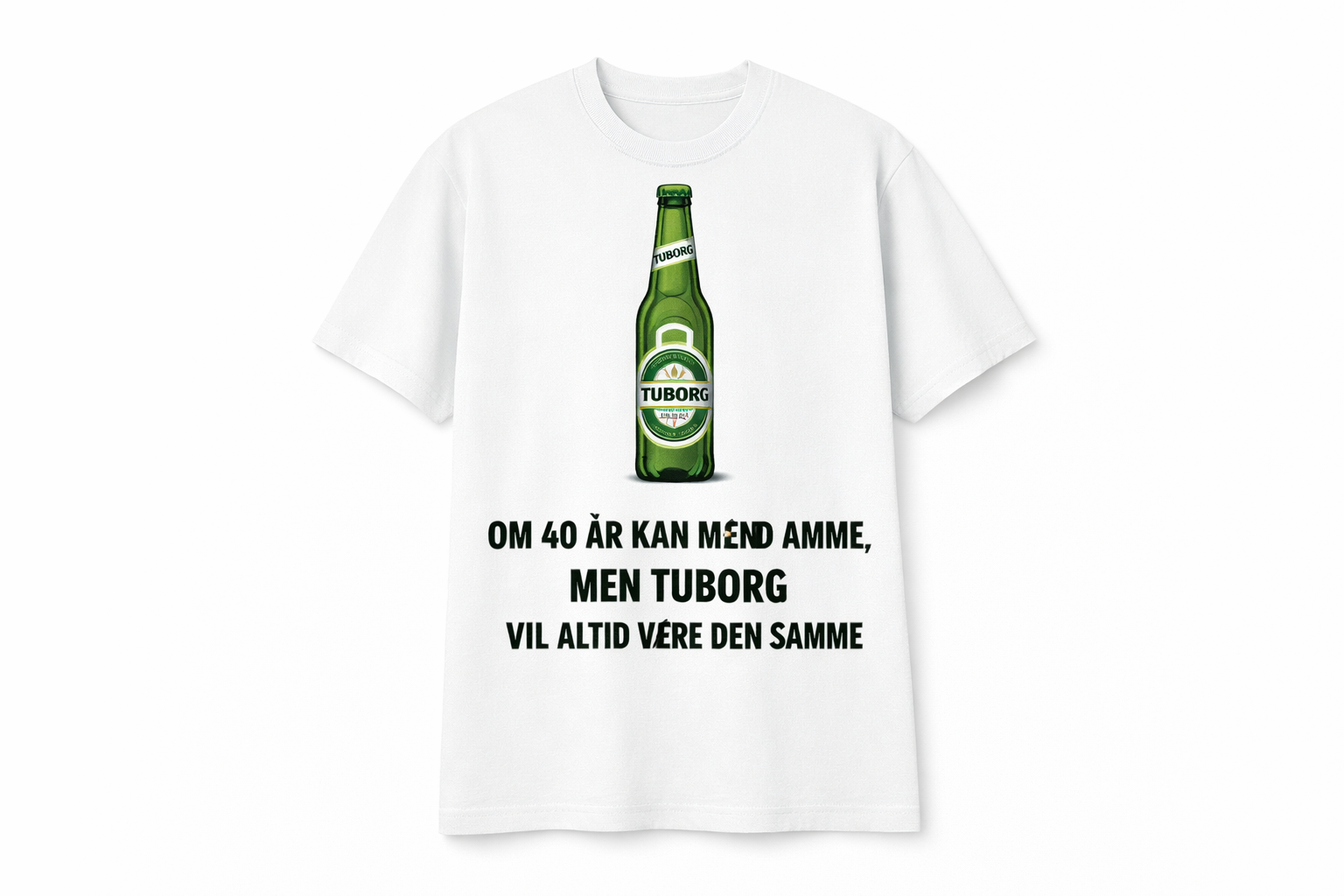 Tuborg T-shirt - Om 40 år kan mænd amme